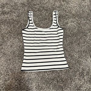 Black & White tank top Liz & Sara women Small